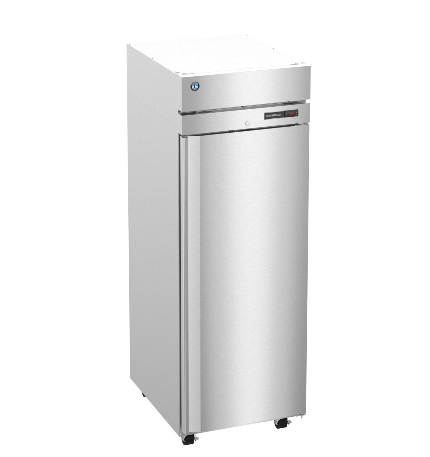 Hoshizaki HC1A-FS heated holding cabinet angled view showing stainless steel construction