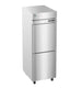 Hoshizaki HC1A-HS-HS pass-thru heated holding cabinet angled view showing half door configuration