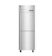 Hoshizaki HC1A-HS single section Steelheart heated holding cabinet front view with half solid stainless doors