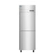 Hoshizaki HC1A-HS single section Steelheart heated holding cabinet front view with half solid stainless doors