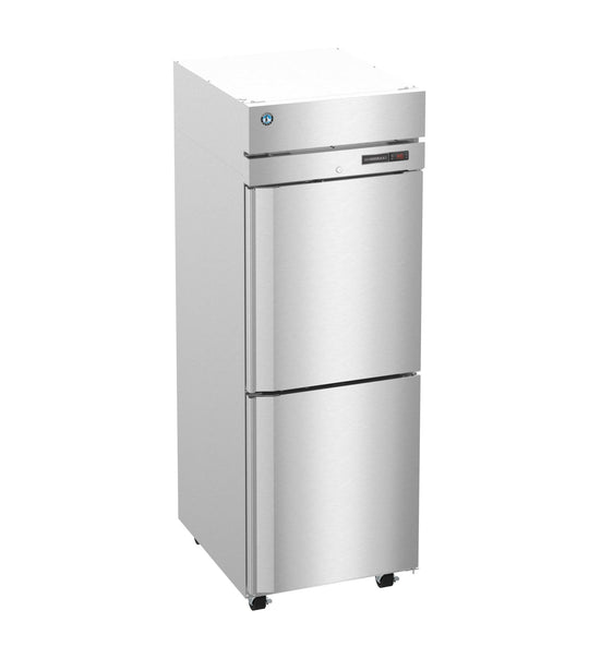 Hoshizaki HC1A-HS heated holding cabinet angled view showing half door configuration