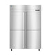 Hoshizaki HC2A-HS-HS heated cabinet front view with half stainless doors