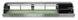 Front view of the Hoshizaki HNC-210BA sushi display case curved glass