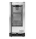Hoshizaki HR15A-G undercounter refrigerator front view with full glass door