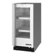 Hoshizaki HR15A-G 15 inch undercounter glass door refrigerator, left view