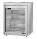 Hoshizaki HR24C-G 24 inch undercounter glass door refrigerator, left view