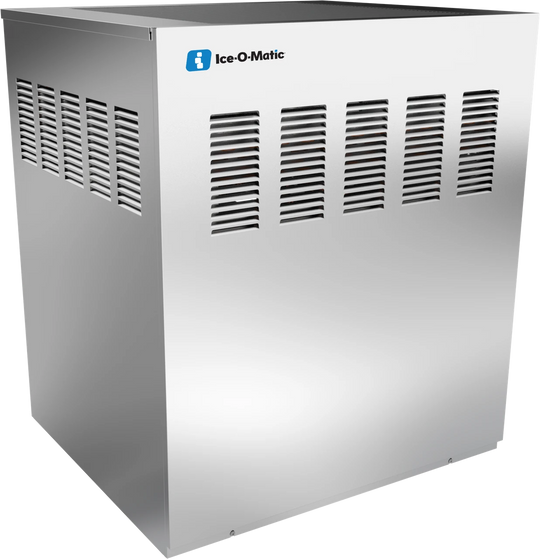 Ice-O-Matic ICE1506HT49 half cube ice machine, drama view
