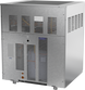 Ice-O-Matic ICE1506HT49 half cube ice machine, rear left view