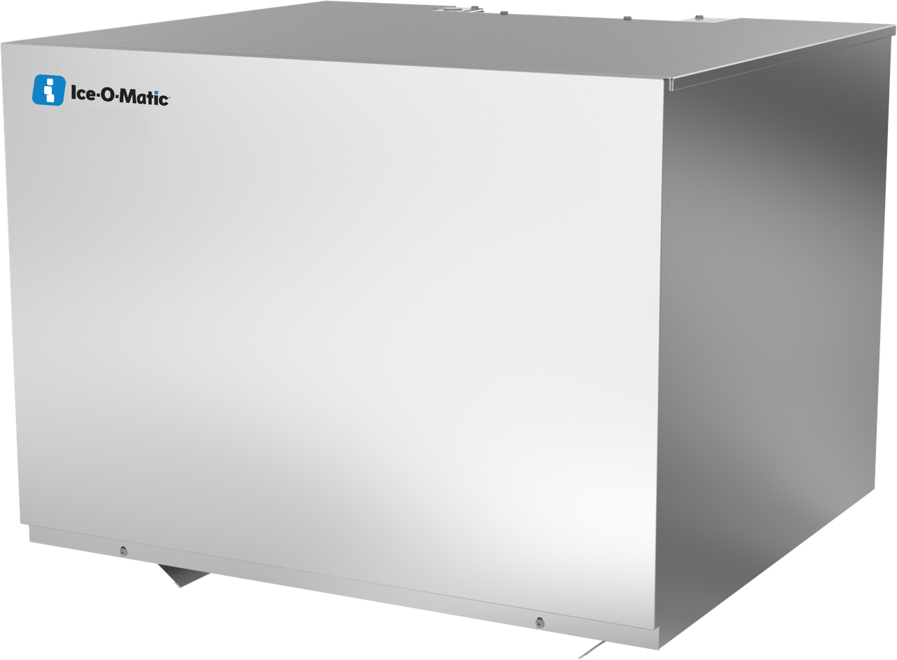 Ice-O-Matic ICE1506HR49 half cube ice machine, right angle view