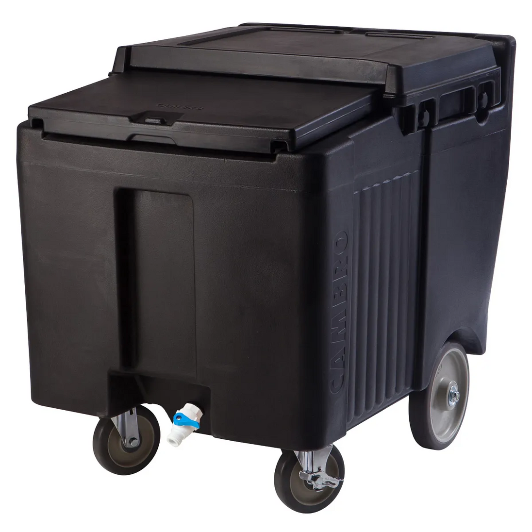 Cambro ICS125LB110 125 lb SlidingLid ice caddy black