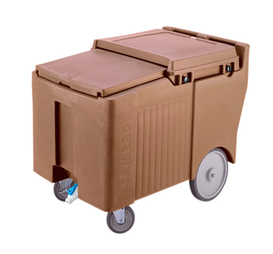 Cambro ICS175LB157 175 lb SlidingLid ice caddy coffee beige