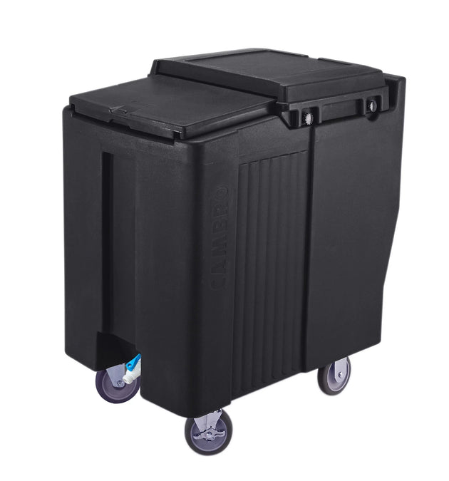 Cambro ICS175T110 175 lb SlidingLid ice caddy black