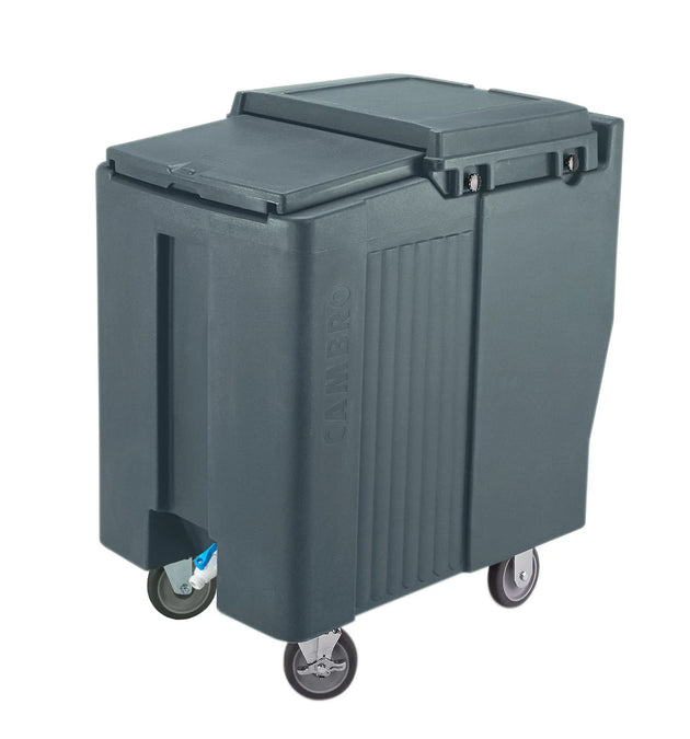 Cambro ICS175T191 175 lb SlidingLid ice caddy granite gray