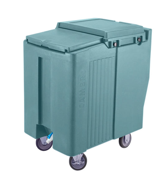 Cambro ICS175T401 175 lb SlidingLid ice caddy slate blue