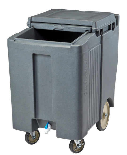 Cambro ICS175TB191 175 lb SlidingLid ice caddy granite gray