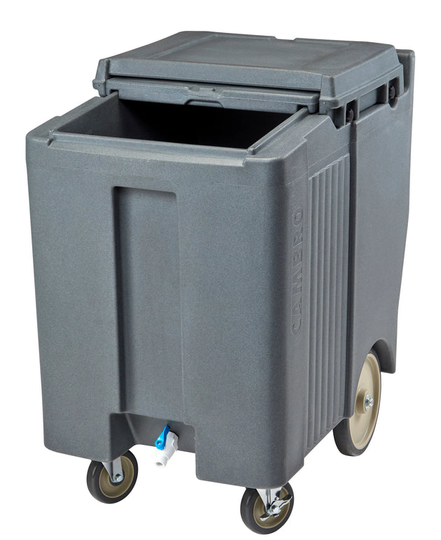 Cambro ICS175TB191 175 lb SlidingLid ice caddy granite gray