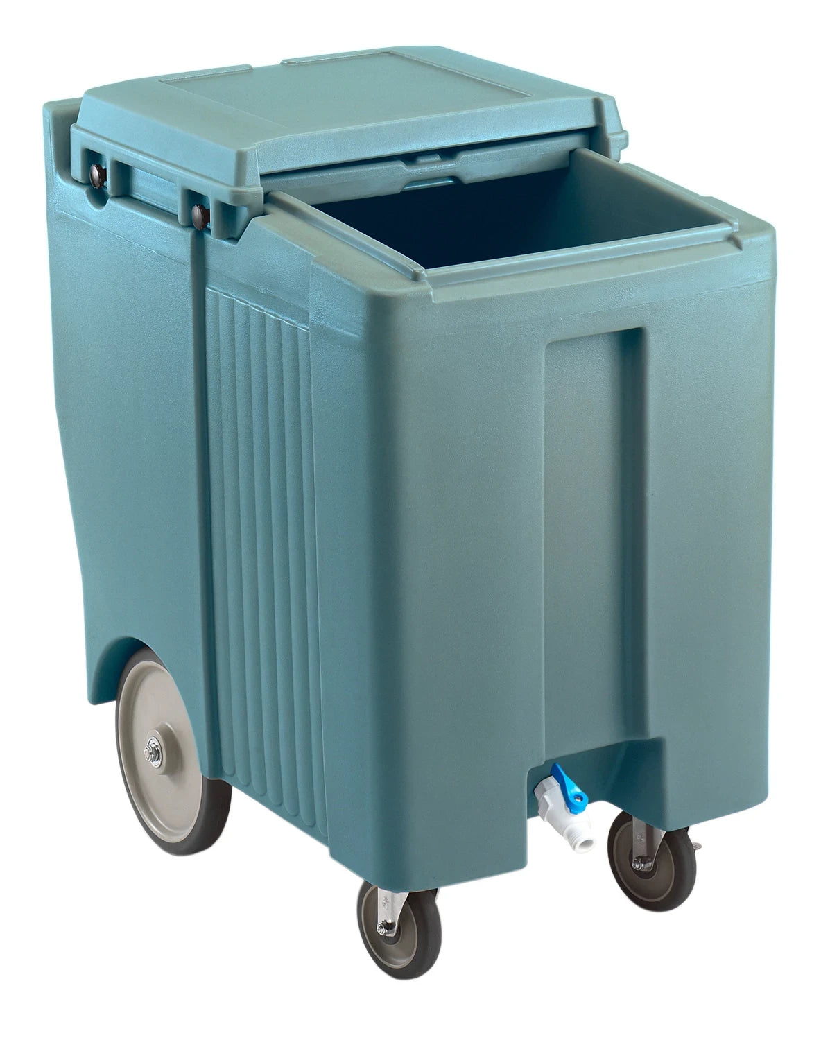 Cambro ICS175TB401 175 lb SlidingLid ice caddy slate blue