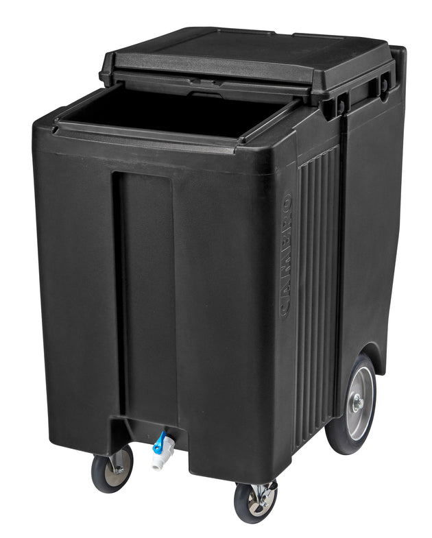 Cambro ICS200TB110 200 lb SlidingLid ice caddy black