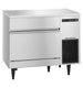 Hoshizaki IM-200BAK air-cooled square cube ice machine with built-in bin, right view