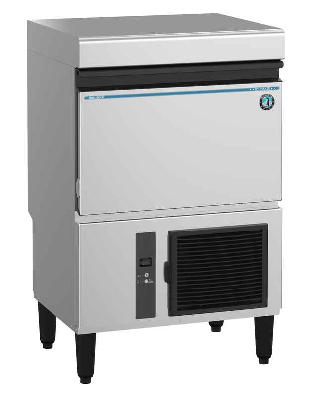Hoshizaki IM-50BAA-Q air-cooled sphere ice machine with built-in bin, right view