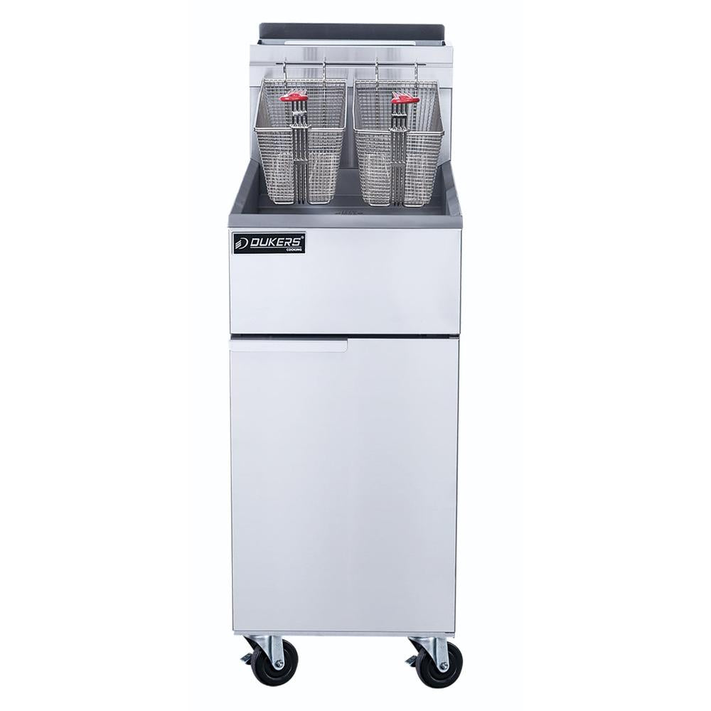 Dukers DCF4-LPG liquid propane fryer, additional product view