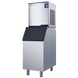 Dukers DIM-500A ice machine full-size cube ice detail