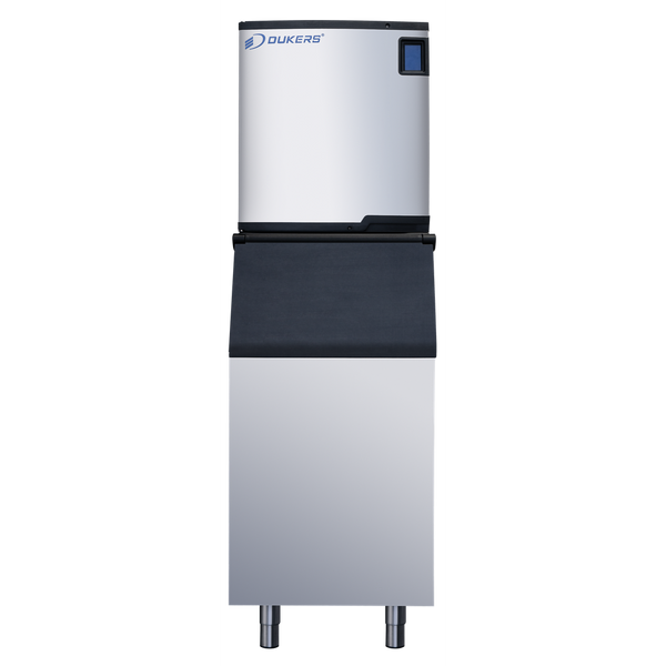Dukers DIM-700A ice machine storage bin with door open