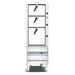 DCSC24 steam cabinet angled view showing stainless steel body and stacked compartments