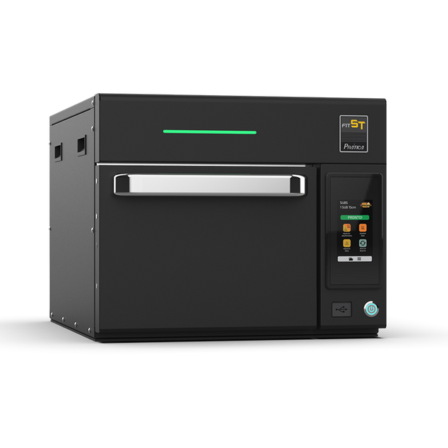 Pratica Fit ST speed oven in black, right side view