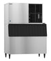 Hoshizaki KM-1301S series crescent cube ice machine on a B-900SF storage bin