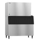 Hoshizaki KM-1301SRJZ3 crescent cube ice machine on a B-900SF storage bin