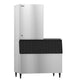 Hoshizaki KM-1340MRJZ crescent cube ice machine on a B-900SF storage bin