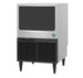 Hoshizaki KM-161BWJ ice maker with bin, left side view