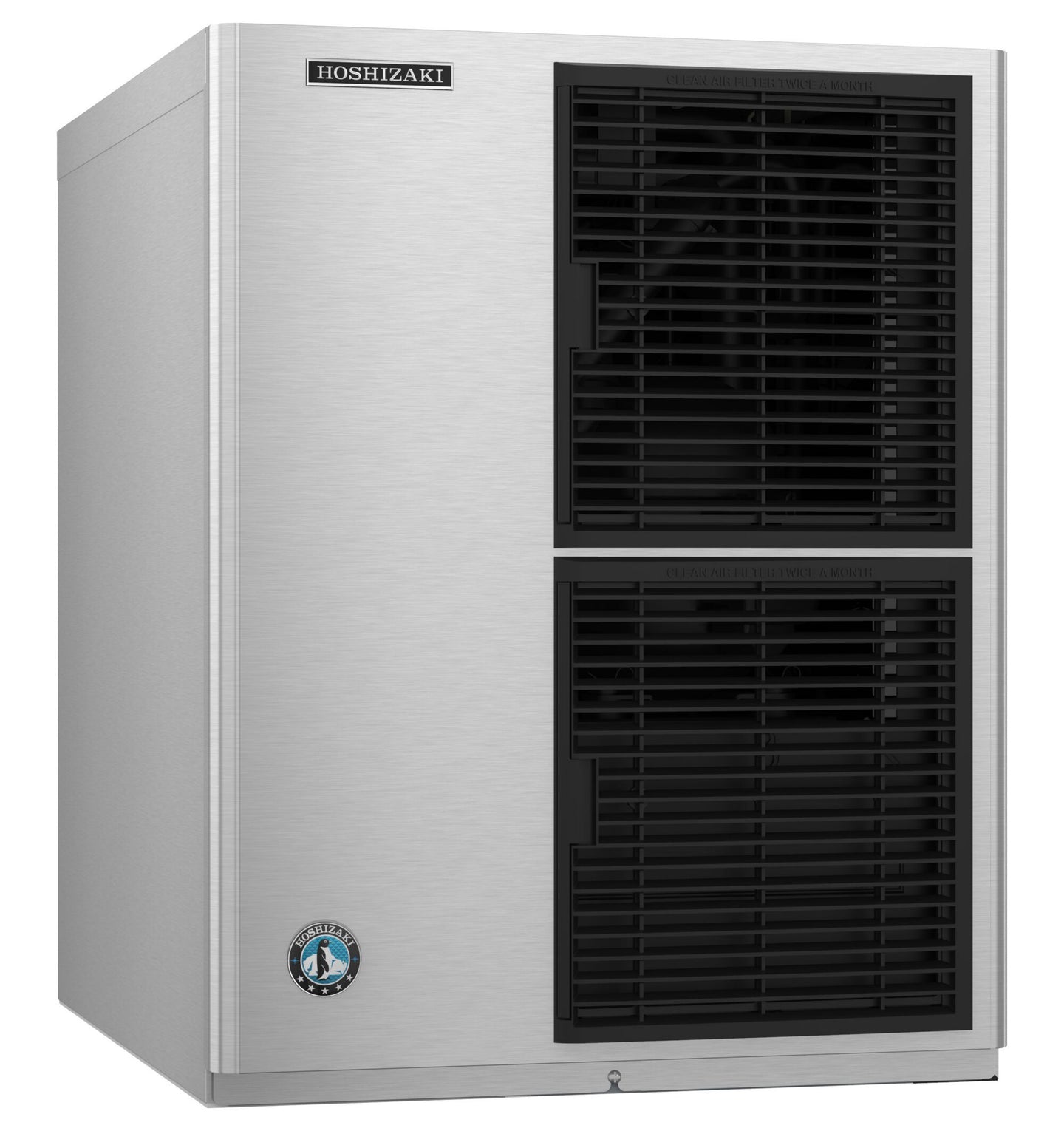 Hoshizaki KM-622MAK 22 inch air-cooled crescent cube modular ice machine head, right view