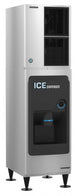 Hoshizaki KM-660MAJ ice machine head shown on a DB-130H ice dispenser