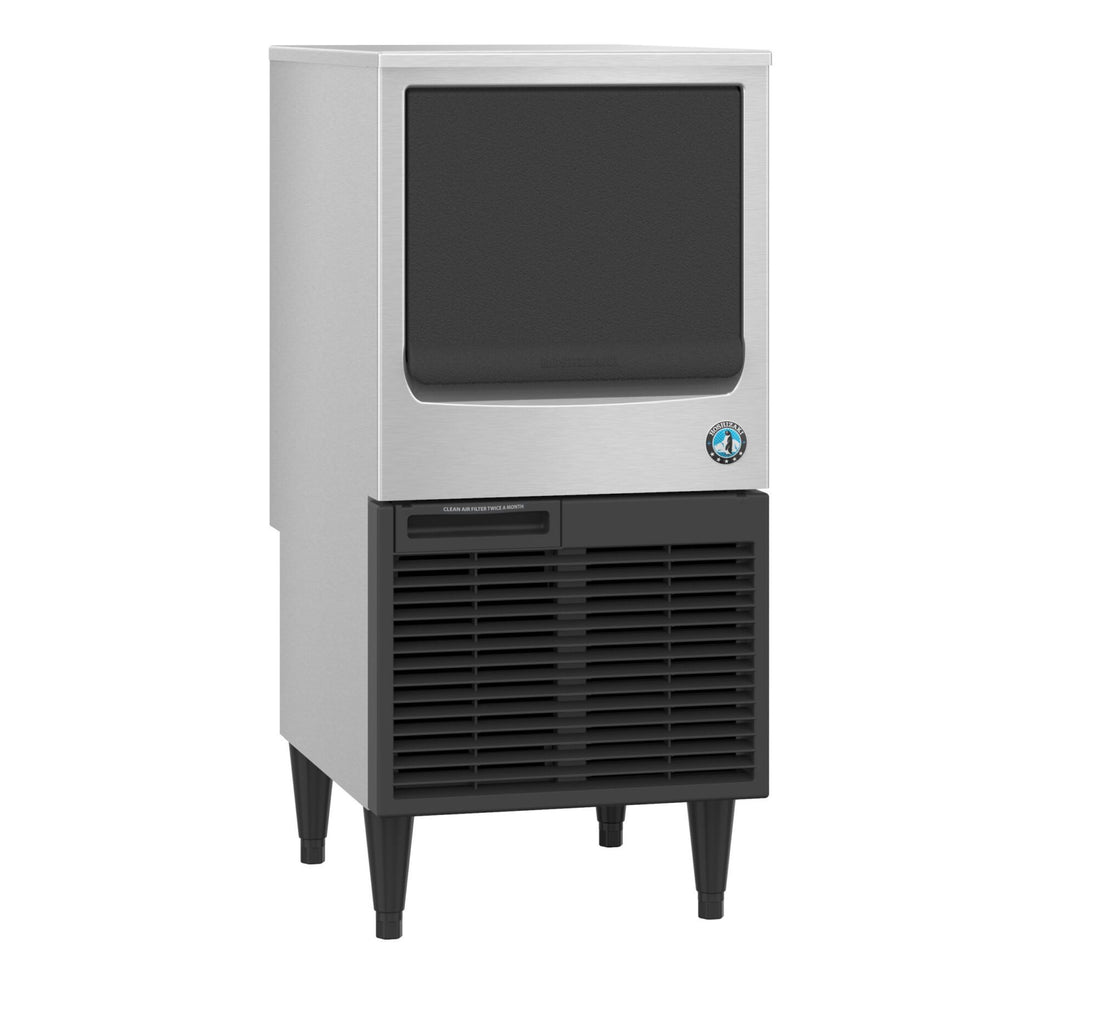 Hoshizaki KM-81BAJ air-cooled crescent cube ice maker with 38 lb storage bin