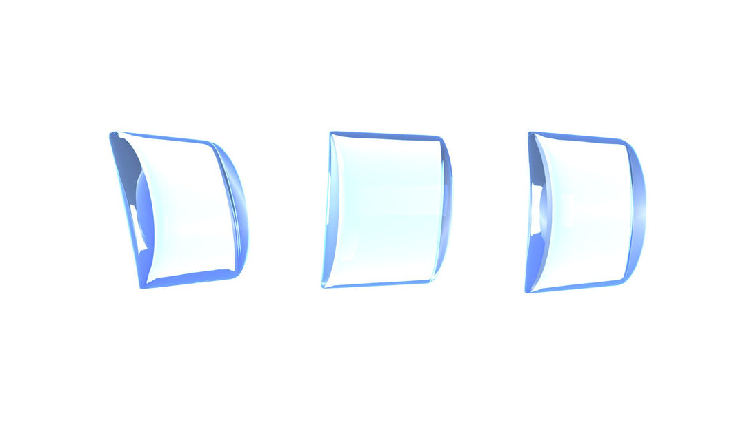 Crescent cube ice produced by the Hoshizaki KM-1100MRJZ