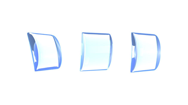 Crescent cube ice produced by the Hoshizaki KM-1100MRJZ