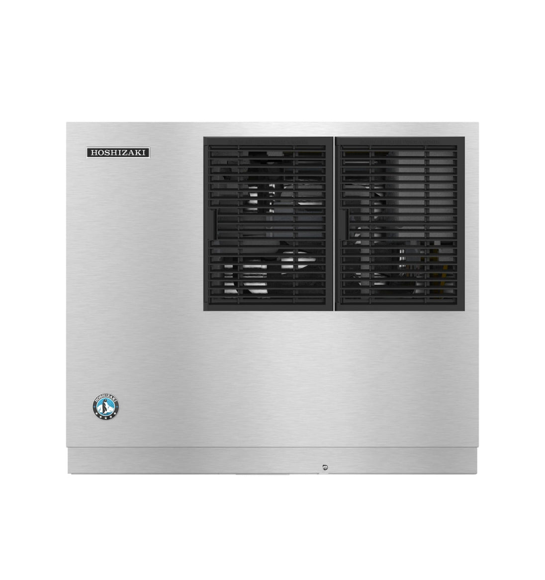Hoshizaki KMD-705MAJ air-cooled crescent cube ice machine head, front view