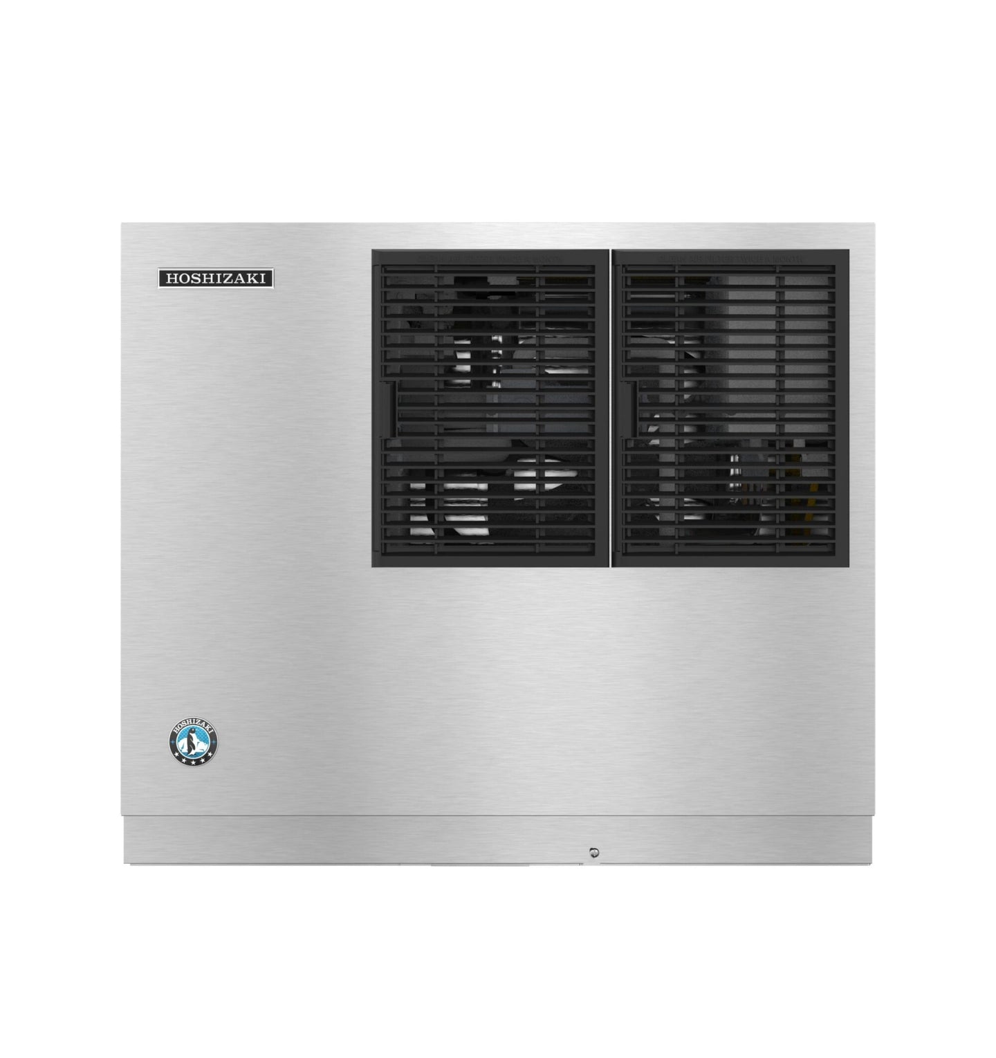Hoshizaki KMD-705MAJ air-cooled crescent cube ice machine head, front view