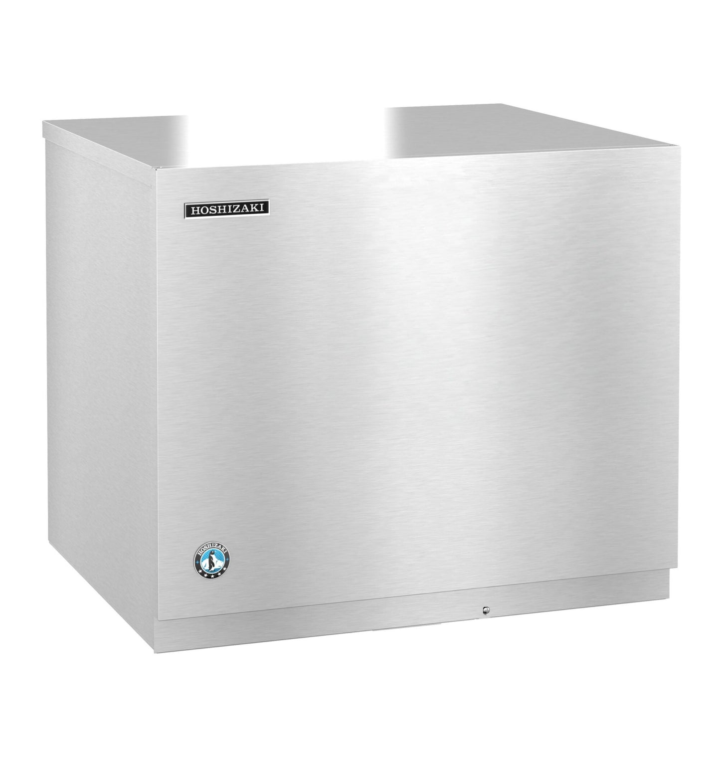 Hoshizaki KMD-705MRJZ crescent cuber, angled right isometric view