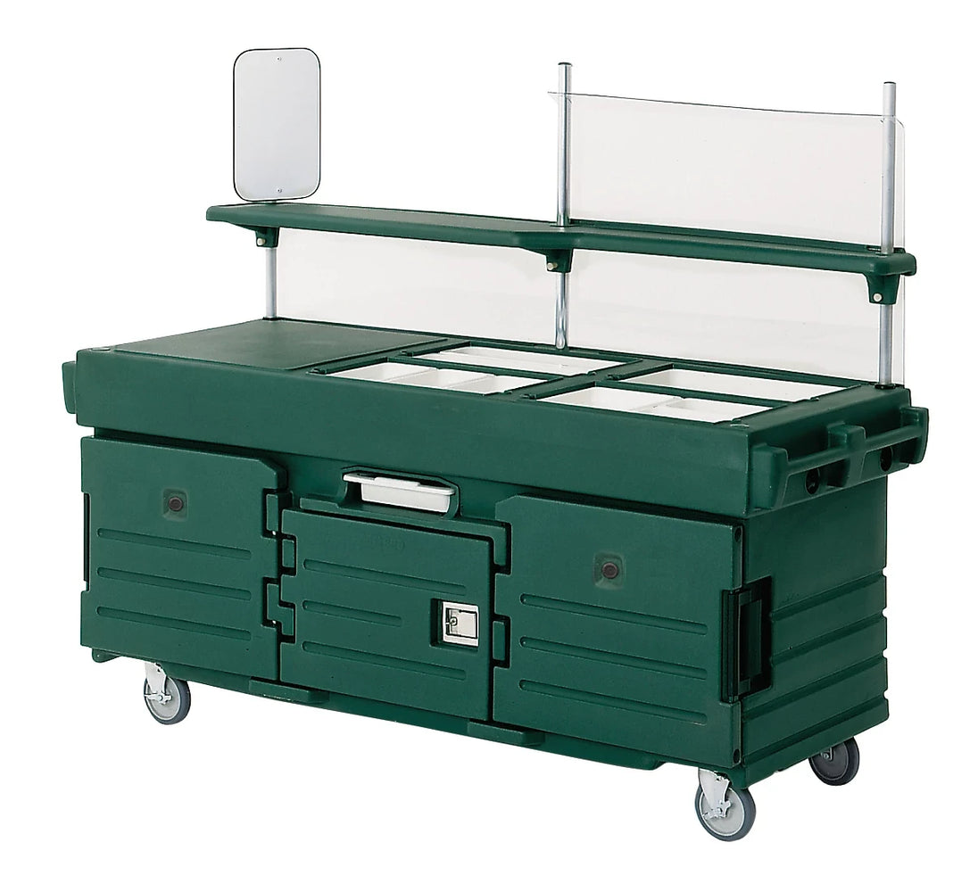 Cambro KVC854519 CamKiosk vending cart cart only Green