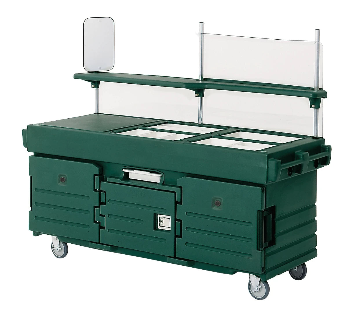 Cambro KVC854519 CamKiosk vending cart cart only Green