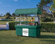 Cambro KVC856C519 CamKiosk vending cart with canopy Green