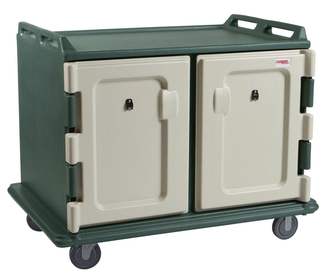 Cambro MDC1418S20192 meal delivery cart Granite Green