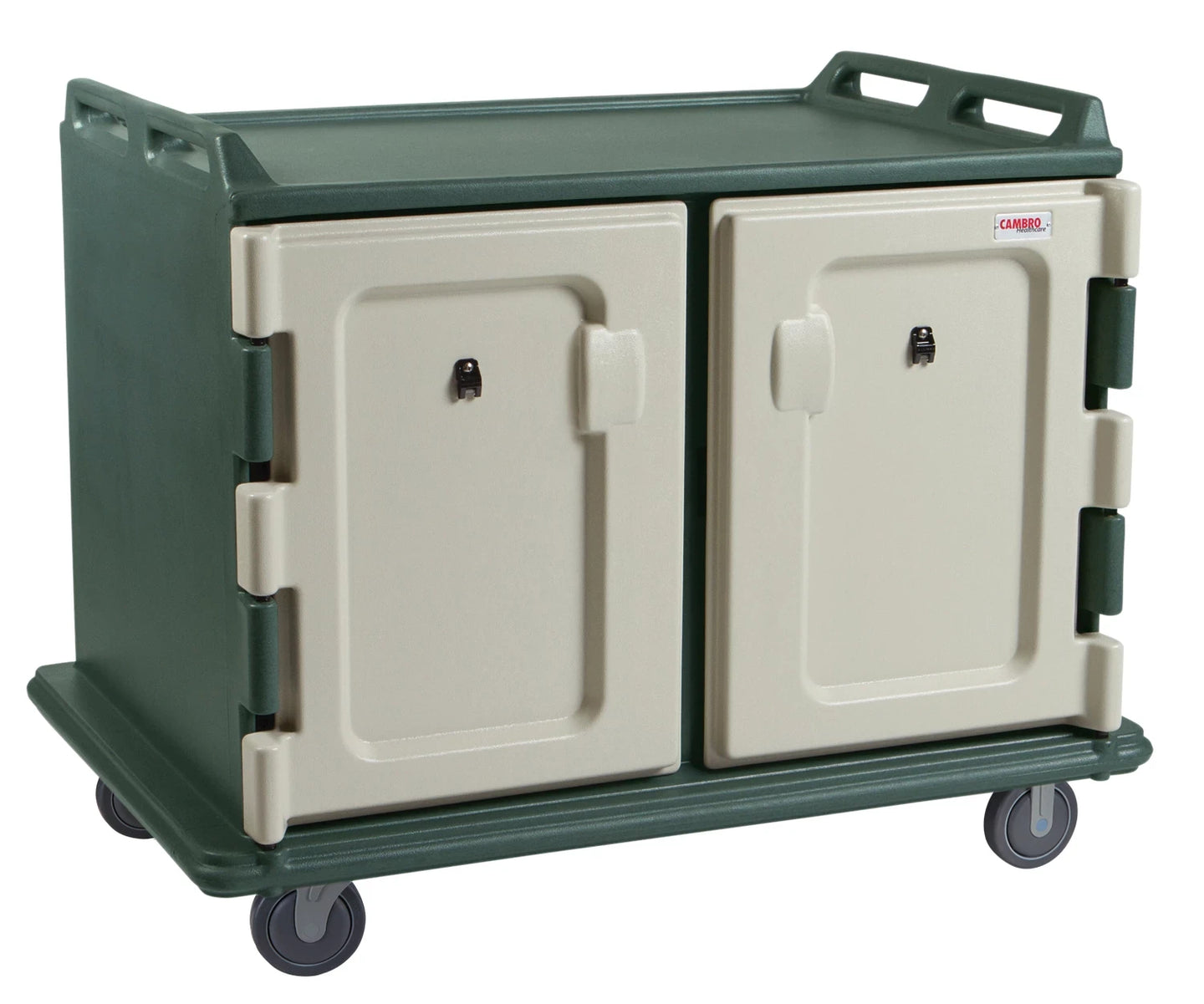 Cambro MDC1418S20192 meal delivery cart Granite Green