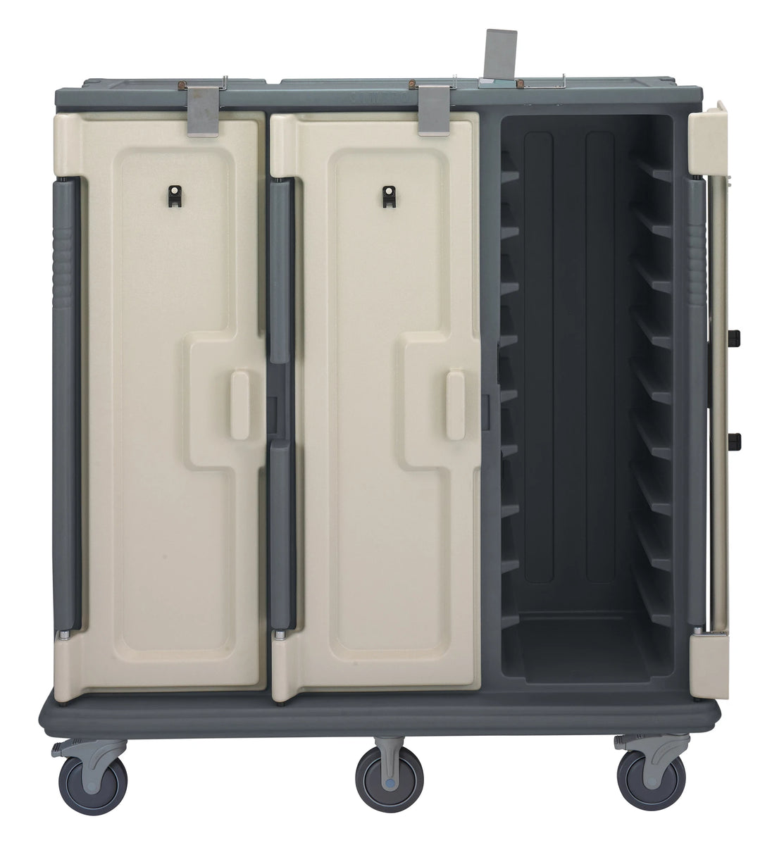 Cambro MDC1418T30191 meal delivery cart Granite Gray