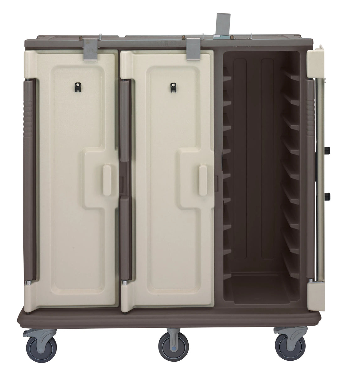 Cambro MDC1418T30194 meal delivery cart Granite Sand