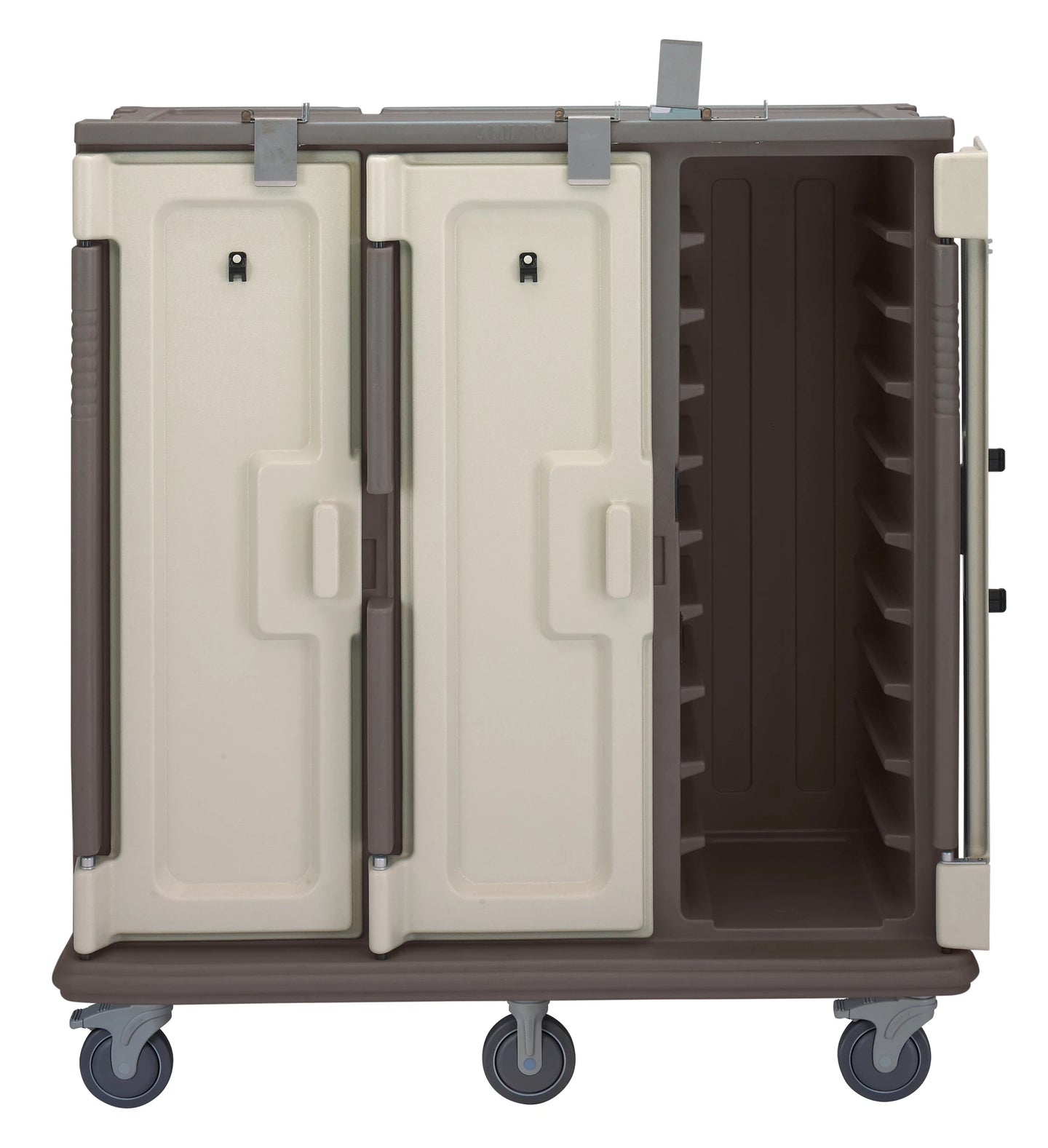 Cambro MDC1418T30194 meal delivery cart Granite Sand