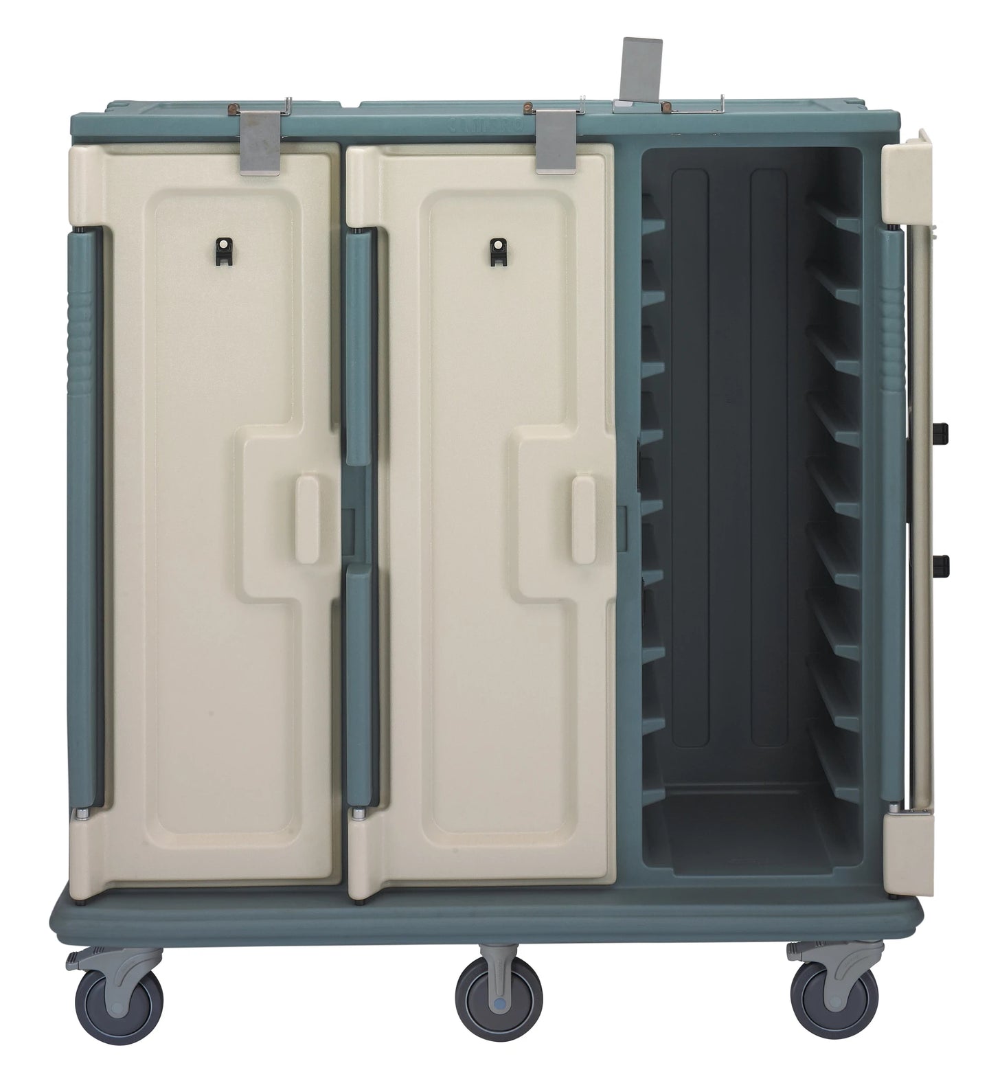Cambro MDC1418T30401 meal delivery cart Slate Blue